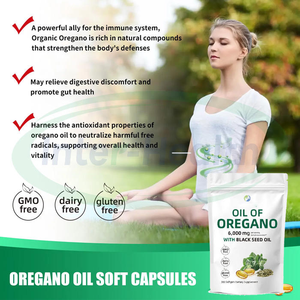 Ausreson OEM Huile d'origan biologique et Huile de graines noires en capsules molles – Supplément antioxydant naturel - Product Image 2