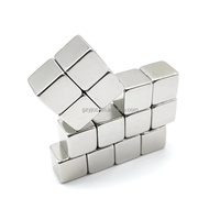 Aimant permanent en néodyme N52, bloc cube de 5 mm, surface revêtue, usage industriel, terres rares