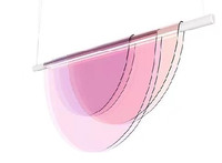 Lampe suspendue longue effet lumière et ombre, style nordique, créative, pour plafond, lustre de chambre, lampe LED simple et postmoderne