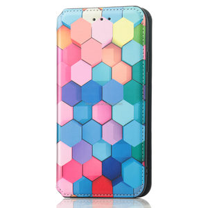 Custodia per Telefono in Pelle per Donna, Accessorio Carino per Ragazze, Cover Posteriore 2D con Porta Carte per Android <span class=keywords><strong>Samsung</strong></span> Galaxy A55 - Product Image 6