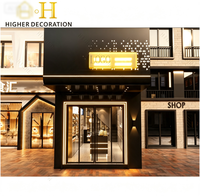 Solution complète de design d'intérieur pour magasin de cosmétiques rose de luxe, aménagement moderne de boutique de maquillage, vitrine personnalisée