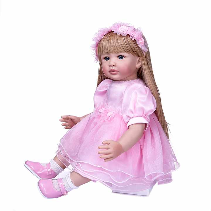 Bebê Reborn Boneca Silicone Renascer Baby Doll Princes 60cm