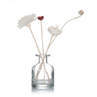 Bouteilles en verre pour diffuseurs de parfum en gros, 50 ml, 100 ml, 150 ml, 200 ml, transparentes, givrées, ambrées, pour diffuseurs de parfum