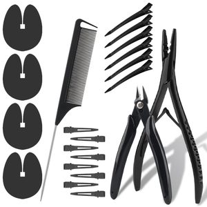 Kit de Pinzas para Extensiones de Cabello de Acero Inoxidable Obexa OBP-39493, 4 Piezas, Herramienta de Fusión para Extensiones de Cabello - Product Image 6