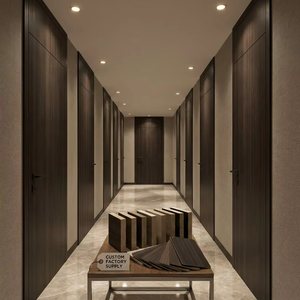 <span class=keywords><strong>Porte</strong></span> intérieure coulissante pivotante à cadre pliant en mélamine avec apprêt blanc pour projet de logement locatif - Product Image 6