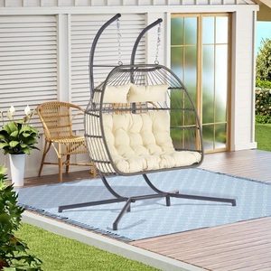 Soporte para silla colgante de ratán, moderno, elegante, para columpios de patio, balcón, patio, jardín, mecedora, hamaca, muebles para - Product Image 5