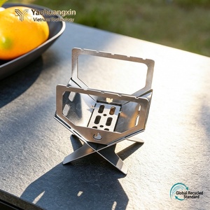 Estufa Portátil de Leña de Aluminio, Plegable, para Acampar al Aire Libre, Diseño Simple, para Uso en Todas las Estaciones - Product Image 2