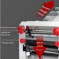 Nouvelle machine électrique semi-automatique pour la fabrication de pâtes et de raviolis, idéale pour la boulangerie, avec fonction de laminage et de pressage de la pâte