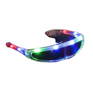 LED <b>Christmas</b> Star Light-Up Plastic Disposable Party Glasses Prom <b>Props</b> Theme Party Decorations Hot Selling Factory Price Indoor - Product Image 3