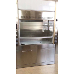Hotte de laboratoire en acier inoxydable avec armoire de rangement pour usage scolaire et hospitalier - Product Image 1