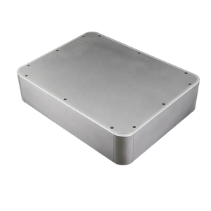 Caja de Aluminio Anodizado Plateado Personalizada para Electrónica, Caja Industrial de Escritorio, Fabricación OEM, Venta al Por Mayor - Product Image 4