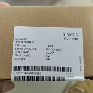 Оригинальный модуль ПЛК Siemens S7-1200 CPU 1214C 6ES7214-1AG40-0XB0 - Product Image 3