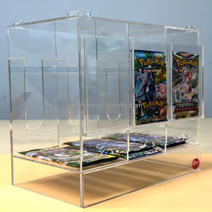 SHP Meilleures Ventes 6 Et 3 Slot Acrylique Pokemon TCG <span class=keywords><strong>Booster</strong></span> Pack Distributeur De Haute Qualité - Product Image 1