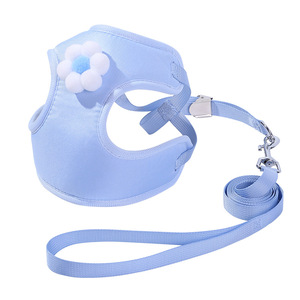 Arnés para gatos estilo chaleco con flores 3D, arnés para mascotas, arnés tipo racerback para perros, venta al por mayor - Product Image 5