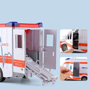 1/14 più modelli di illuminazione effetto sonoro attrito auto della polizia <span class=keywords><strong>giocattolo</strong></span> cinque porte città di soccorso <span class=keywords><strong>ambulanza</strong></span> veicoli <span class=keywords><strong>giocattolo</strong></span> per bambini ragazzi - Product Image 3