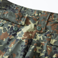 Uniforme tactique allemand Flecktarn Camo Ensemble veste et pantalon style ACU avec tissu 230 g/m² TC 65/35 Ripstop pour l'entraînement sur le terrain