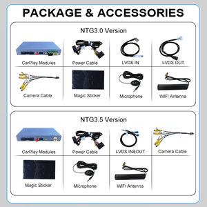 Không dây Carplay <span class=keywords><strong>Adapter</strong></span> cho Mercedes Benz S-Class/CL w221 2006-2012 hỗ trợ mirrorlink Navigation Front View đảo ngược máy ảnh - Product Image 6