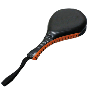 Arts martiaux Taekwondo Double coussin de frappe Raquettes souples Cuir PU Haute qualité Très résistant Logo/design personnalisé Unisexe Personnalisé - Product Image 2