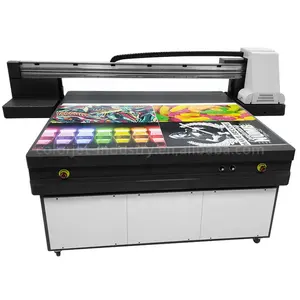 Grootformaat Printer Uv Drukmachine Voor Telefoon Case Acryl Plastic Hout Jucolor Beste Verse 1016 A0 Formaat Inkjet Printer 17Cm