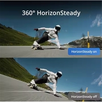 Caméra d'action avec vidéo 4K, WiFi, autonomie de 160 minutes, anti-tremblement, couleur 10 bits, étanche pour les sports et le vlogging de voyage