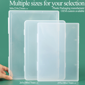 SUNSHING OEM ODM Transparent <b>Plastic</b> Storage <b>Box</b> for Craft Scrapbooking Quilt Projects Foldable Paper Container Empty Craft <b>Box</b> - Product Image 2