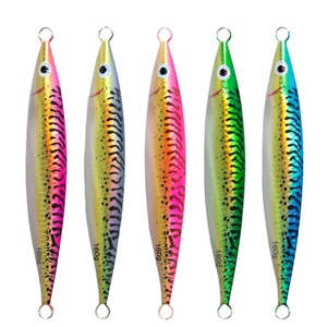 Señuelo de jigging de 160g para macarela, señuelo de pesca de fondo, señuelo de placa de hierro, aparejos de pesca - Product Image 1