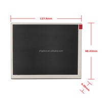 Module d'affichage tactile TFT LCD RVB LVDS de 5,7 pouces, lisible en plein soleil, avec 550 nits, 800 nits, résolution 640x480, carte de pilote en option