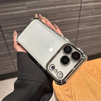 Coque pour iPhone 18 Pro Max motif animal, protection antichute à quatre coins, électroplaquée, protection intégrale de l'objectif ; Options de personnalisation en gros