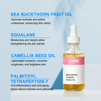 Complexe Éclaircissant Anti-Âge Soin Visage Hydratant Huileux à l'Eucalyptus, Melaleuca et Arbre à Thé Parfum Frais Éclat Radieux