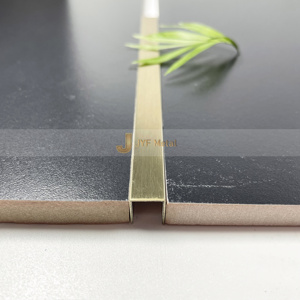 EX474 Profilé décoratif en acier inoxydable en U pour bordure de carrelage, finition brossée, pour projets commerciaux et intérieurs - Product Image 3