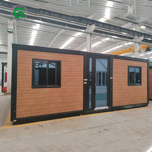 Cách nhiệt tốt <span class=keywords><strong>container</strong></span> nhà di động Mở rộng 2 phòng ngủ có thể gập lại nhà với mái nhà - Product Image 3