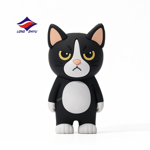 Longzhiyu, fabricant de PVC depuis 20 ans, poupée personnalisée en plastique, jouet, mascotte de dessin animé 3D personnalisée, figurine d'action en PVC OEM, figurine en PVC en boîte mystère - Product Image 4