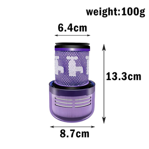 2025 Dysons V12 SV20 aspiradora piezas de repuesto compatibles nuevo puro lavable reutilizable Post Hepa filtro Manual eléctrico - Product Image 5