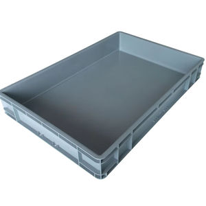 NEXARA EU Caisse en plastique PP peu profonde pour usage domestique ou supermarché Plateaux logistiques empilables et peu encombrants - Product Image 1