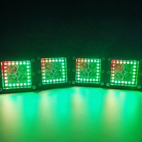 Hot Sell 4x4 Pods Super Luminosité Carré LED Feux de Travail Flux Éclairage RVB