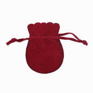 Petite pochette en velours double face pour bijoux, sac à cordon pour emballage d'accessoires - Product Image 3