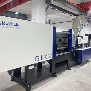 YIZUMI 250T HDPE Plastic Injection Molding Machine Hydraulic Horizontal PLC Motor <b>Pump</b> Gearbox <b>Screw</b> Cost-effective 99% New - Product Image 1