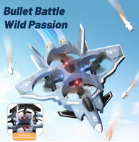 JJRC Nouveau EVA Missile Battle Fighter Drone WIFI Carte 8K Photo Aérienne Mousse Télécommande Avion Avec Caméra en Stock