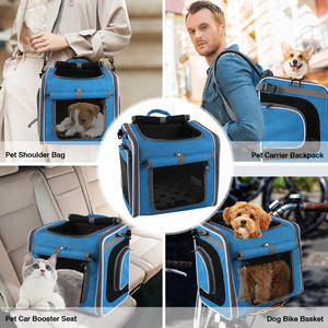 <span class=keywords><strong>Sac</strong></span> à <span class=keywords><strong>dos</strong></span> de transport pliable et respirant en maille imperméable <span class=keywords><strong>pour</strong></span> animaux de compagnie (<span class=keywords><strong>chien</strong></span>, chat) de taille moyenne, idéal <span class=keywords><strong>pour</strong></span> le vélo, la randonnée et les activités de plein air – Vente en gros - Product Image 2