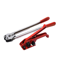Ensemble combiné de pinces tendeuse semi-automatique pour machine à cerclage, à entraînement manuel par courroie, pour plastiques PET et PP, usage industriel