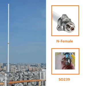 เสาอากาศสื่อสารสองคลื่นความถี่ VHF UHF X30ไฟเบอร์กลาสกันน้ำ144 430MHz เสาอากาศสถานีฐาน - Product Image 2