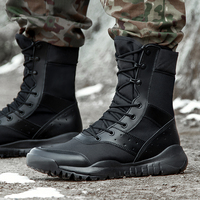 Bottes tactiques d'été légères et respirantes en toile fine pour hommes et femmes