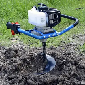 Farm Tractor Hole Digger Machine Ground Drill Power Digging Hand Earth Augers Manual Post Hole Digger