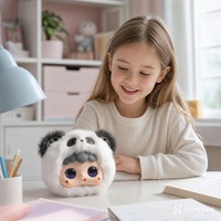Hongsheng KI-Smart-Roboter-Spielzeug Interaktiver Begleiter Plüschpuppe für Lernführung und Geschichtenerzählen Plüsch-Schlüsselanhänger