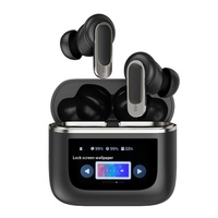 Nouveau modèle V8 de haute qualité pour écouteurs sans fil 5.3, réduction de bruit ANC, TWS, design intra-auriculaire intelligent, étanche, commande tactile