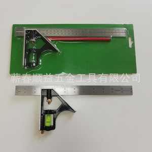 Stainless Steel <b>Combination</b> <b>Square</b> 3 In With Level For Woodworking And Carpentry - Product Image 2