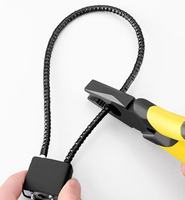 Long Shackle Security Cable Locks for Securing Doors, Guns, Fence and Warehouses
