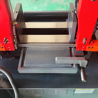Sierra de cinta horizontal de metal hidráulica de doble columna GB4230 Mingchuang con certificación CE y motor de 3.0kW