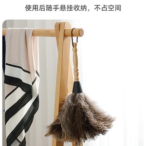 Erhu Cleaning Brush Wooden Handle With Leather Strap For <b>Musical</b> <b>Instrument</b> Maintenance Dust Removal - Product Image 3