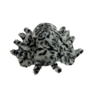 Araña de Peluche Realista con Rayas Grises, Juguete de Araña de Peluche, Araña Realista para Exhibición y Juego - Product Image 3